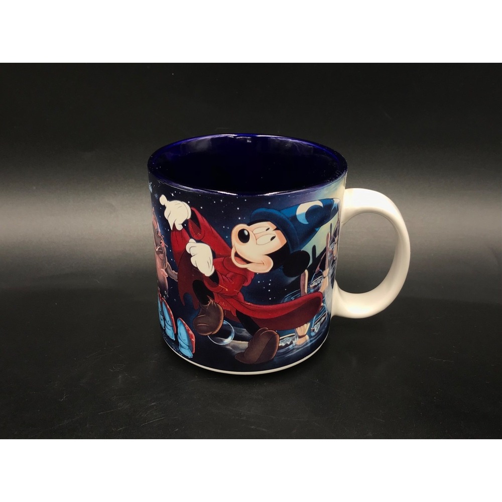 Walt Disney World Fantasia Sorcerer's Mickey Mouse Wizard Ceramic Tea Coffee Mug